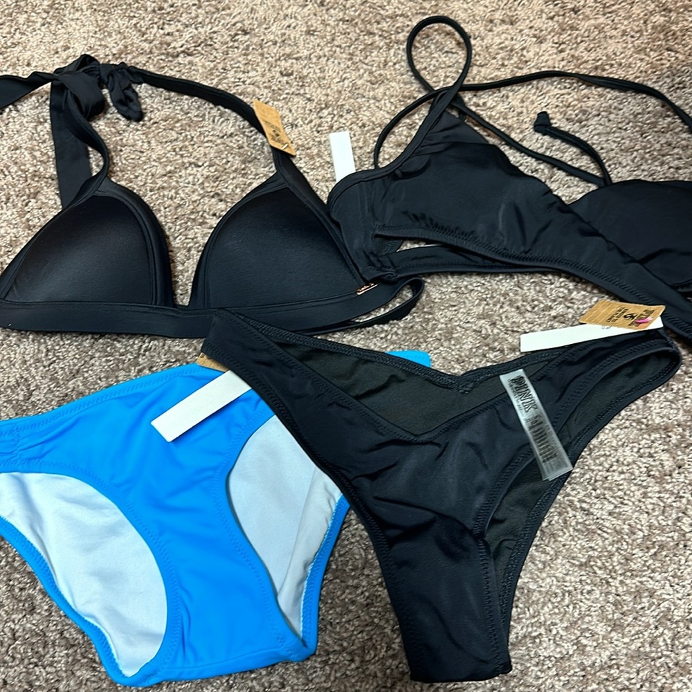 Victoria secret XS bathing suit- 2 tops 2 bottoms